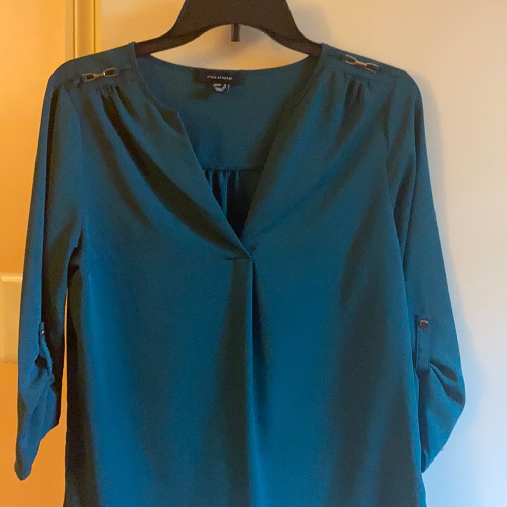 Green blouse